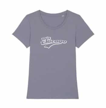 Ois Chicago Damen T-Shirt Grau front